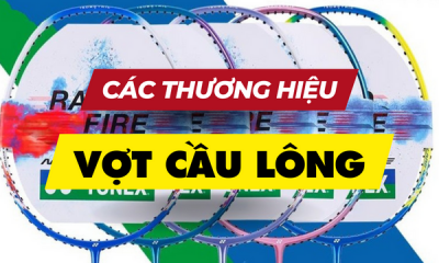 Các Hãng Vợt Cầu Lông Nổi Tiếng Và Chất Lượng Nhất Trên Thị Trường