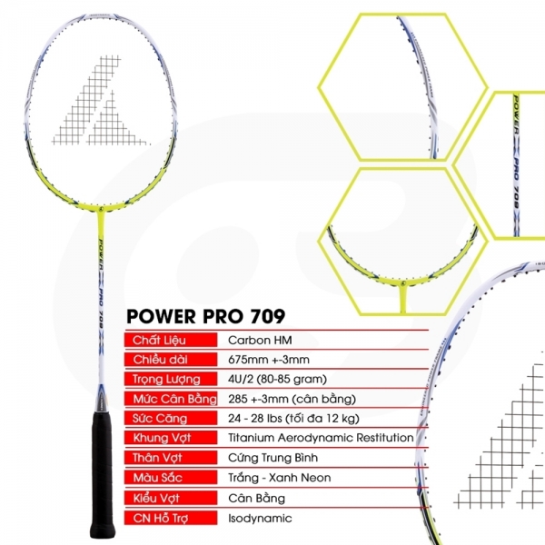 Vợt Cầu Lông Pro Kennex Power Pro 709 Chính Hãng